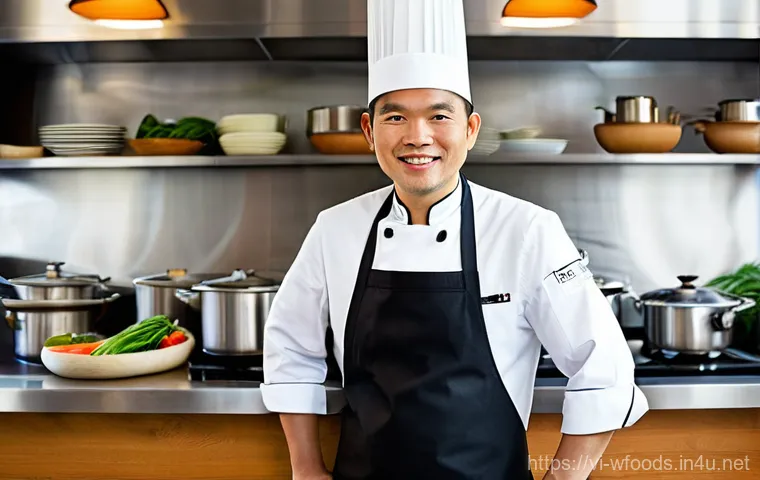 양식조리사 자격증 취득 후 추가 공부해야 할 것 - **Prompt 2: Exploring Modern Culinary Techniques**
    "A male chef in his late 20s, wearing a crisp...